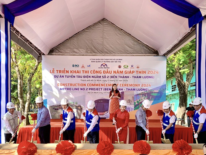 TP HCM: Tuyến metro số 2 đã đủ điều kiện thi công đồng loạt- Ảnh 1. TP HCM: Tuyến metro số 2 đã đủ điều kiện thi công đồng loạt- Ảnh 1.