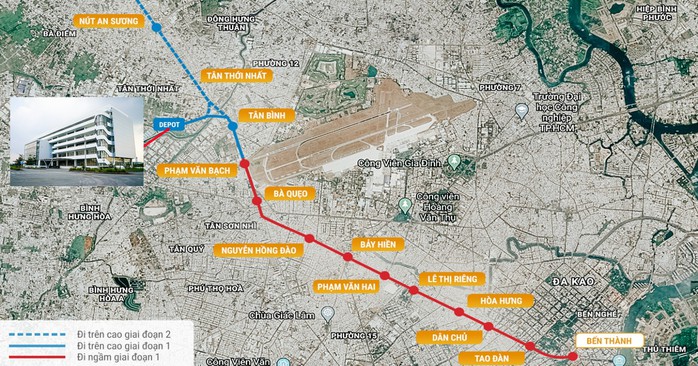 TP HCM: Tuyến metro số 2 đã đủ điều kiện thi công đồng loạt- Ảnh 2. TP HCM: Tuyến metro số 2 đã đủ điều kiện thi công đồng loạt- Ảnh 2.