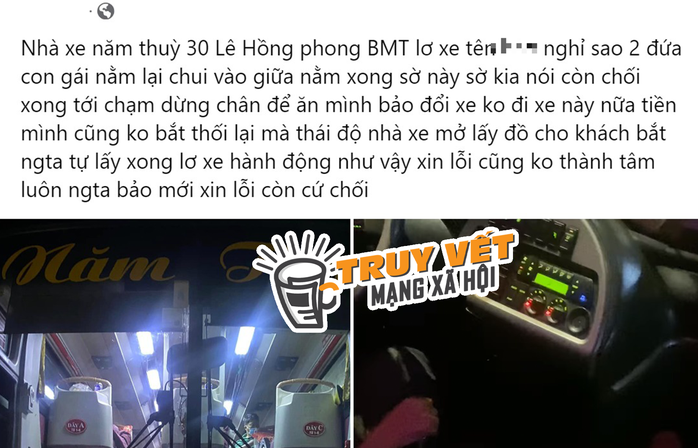 Xôn xao thông tin cô gái "tố" tài xế xe khách sàm sỡ- Ảnh 1. Xôn xao thông tin cô gái "tố" tài xế xe khách sàm sỡ- Ảnh 1.