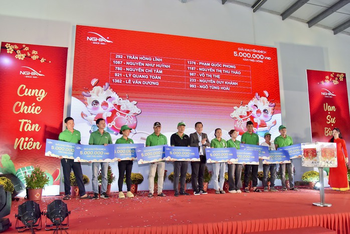 Một doanh nghiệp chi 500 triệu đồng bốc thăm trúng thưởng cho công nhân- Ảnh 4. Một doanh nghiệp chi 500 triệu đồng bốc thăm trúng thưởng cho công nhân- Ảnh 4.