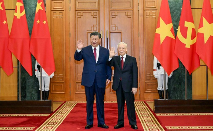 Tổng Bí thư Nguyễn Phú Trọng và Tổng Bí thư, Chủ tịch Trung Quốc Tập Cận Bình gửi Thư chúc mừng năm mới- Ảnh 1. Tổng Bí thư Nguyễn Phú Trọng và Tổng Bí thư, Chủ tịch Trung Quốc Tập Cận Bình gửi Thư chúc mừng năm mới- Ảnh 1.