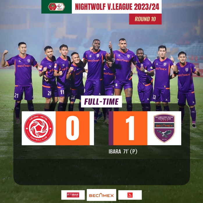 Vòng 10 V-League: VAR can thiệp, B.Bình Dương hạ Thể Công Viettel- Ảnh 1. Vòng 10 V-League: VAR can thiệp, B.Bình Dương hạ Thể Công Viettel- Ảnh 1.