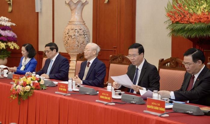 Tổng Bí thư chủ trì phiên họp đầu tiên của Tiểu ban Văn kiện Đại hội XIV- Ảnh 5. Tổng Bí thư chủ trì phiên họp đầu tiên của Tiểu ban Văn kiện Đại hội XIV- Ảnh 5.