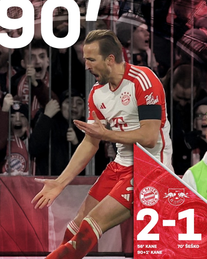 Harry Kane tỏa sáng, Bayern Munich thắng trong ngày lịch sử- Ảnh 2. Harry Kane tỏa sáng, Bayern Munich thắng trong ngày lịch sử- Ảnh 2.