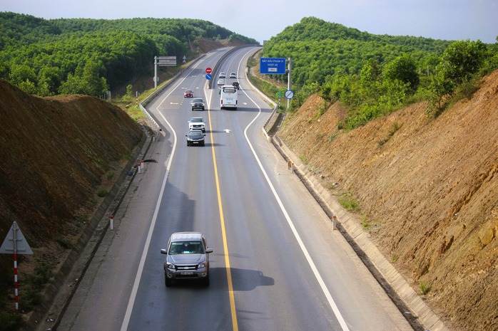 Đoạn tuyến Cam Lộ - La Sơn đoạn phía Bắc nút giao tỉnh lộ 579 tại huyện Triệu Phong, tỉnh Quảng Trị.