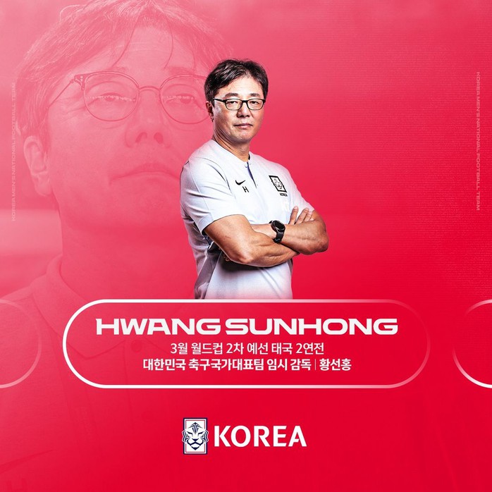 Không phải Park Hang-seo, Hàn Quốc chọn HLV tạm quyền khác đấu Thái Lan- Ảnh 1. Không phải Park Hang-seo, Hàn Quốc chọn HLV tạm quyền khác đấu Thái Lan- Ảnh 1.