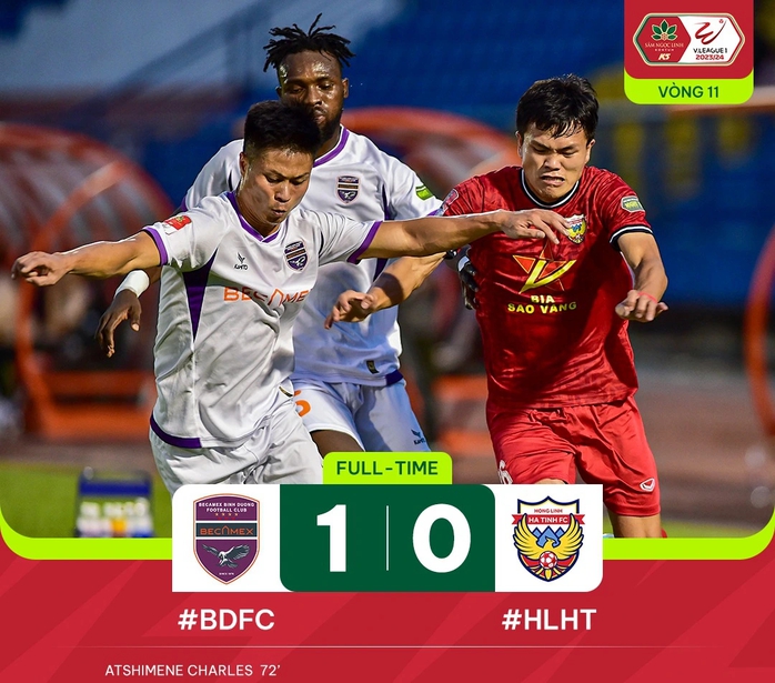 V-League 2023-2024: Tân binh lập công, B.Bình Dương thắng kịch tính trên sân nhà- Ảnh 1.
