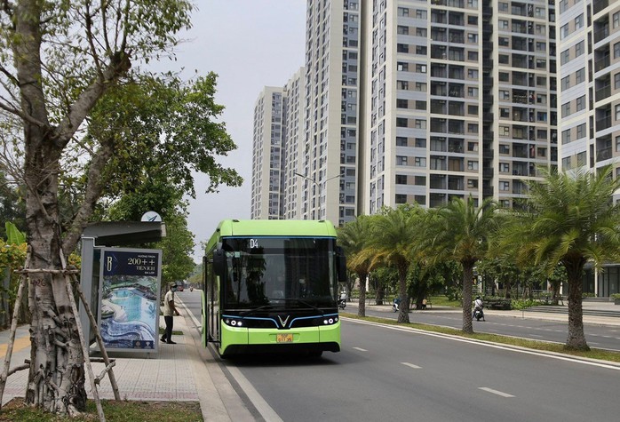 Xe buýt điện là xu hướng tất yếu cho phát triển giao thông xanh ở TP HCM Ảnh: THU HỒNG Xe buýt điện là xu hướng tất yếu cho phát triển giao thông xanh ở TP HCM Ảnh: THU HỒNG
