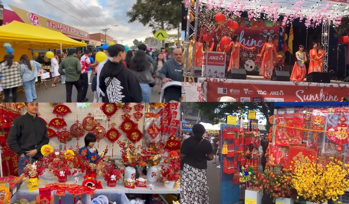 Sắc xuân tại các hội chợ ở Melbourne. Ảnh: YouTube Sắc xuân tại các hội chợ ở Melbourne. Ảnh: YouTube