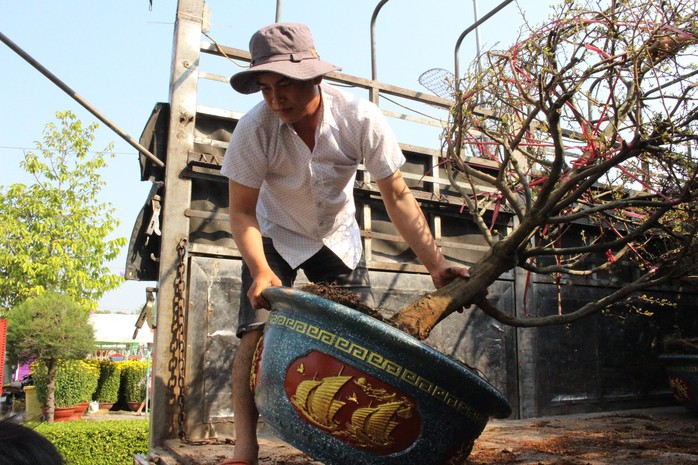 Một năm khó khăn, thương lái ở Bình Dương lo hoa ế đến đêm 30 Tết- Ảnh 3. Một năm khó khăn, thương lái ở Bình Dương lo hoa ế đến đêm 30 Tết- Ảnh 3.