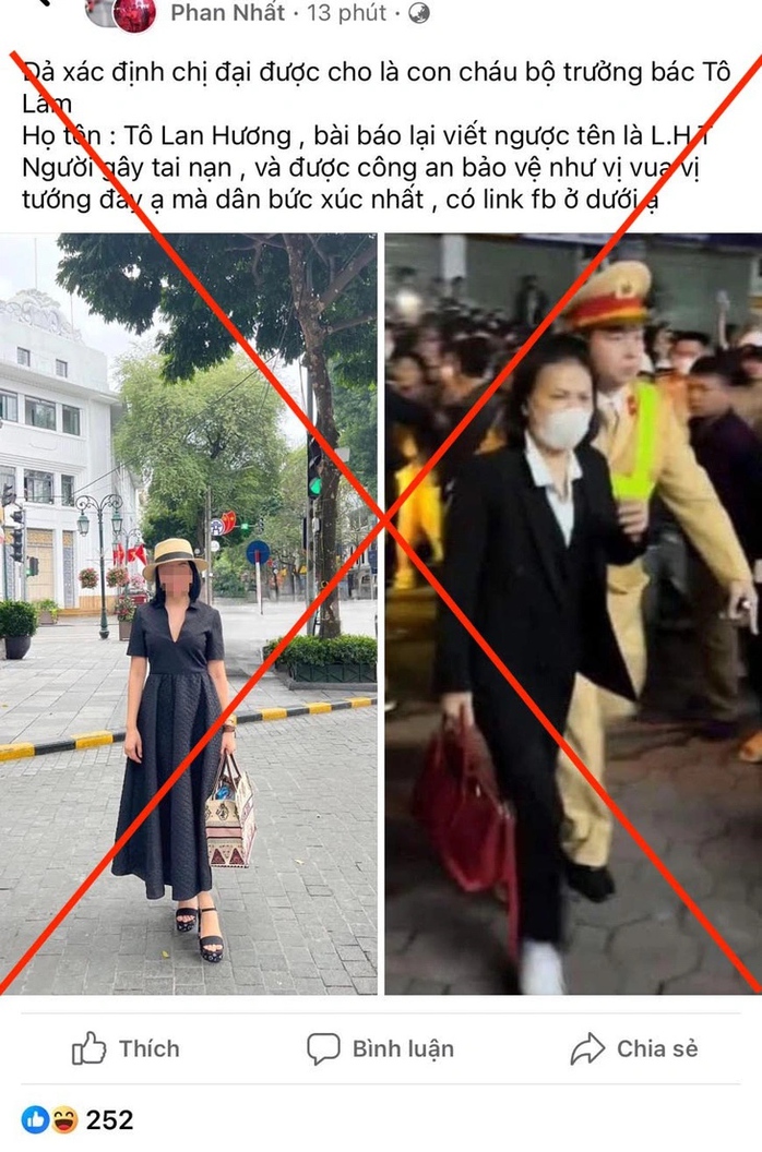 Nữ tài xế vi phạm nồng độ cồn xưng “cháu lãnh đạo Bộ Công an” là ai?- Ảnh 1. Nữ tài xế vi phạm nồng độ cồn xưng “cháu lãnh đạo Bộ Công an” là ai?- Ảnh 1.