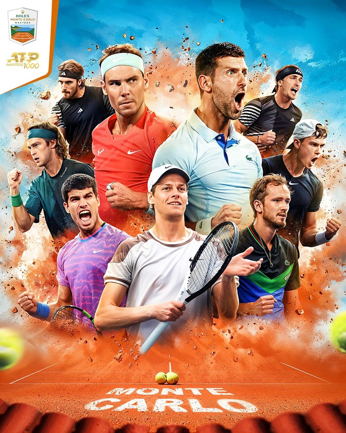 Nadal trở lại ở Monte Carlo 2024- Ảnh 1. Nadal trở lại ở Monte Carlo 2024- Ảnh 1.