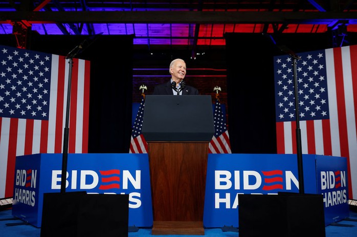Bầu cử Mỹ: Ông Biden thắng đề cử, ông Donald Trump bám sát- Ảnh 1. Bầu cử Mỹ: Ông Biden thắng đề cử, ông Donald Trump bám sát- Ảnh 1.