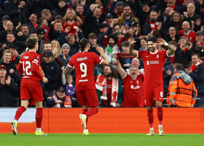 Ghi 11 bàn sau 2 lượt, Liverpool ra oai ở Europa League- Ảnh 2. Ghi 11 bàn sau 2 lượt, Liverpool ra oai ở Europa League- Ảnh 2.