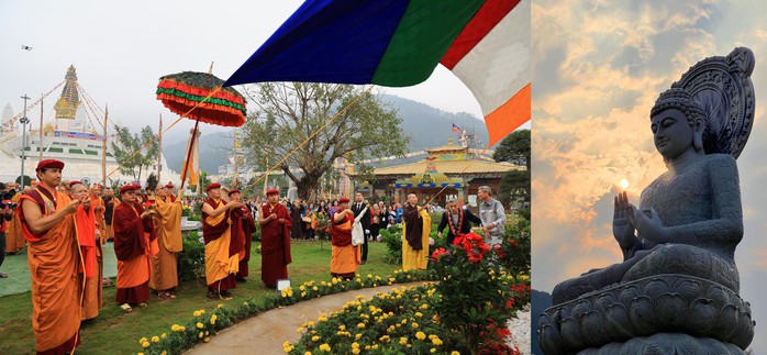 Khai quang điểm nhãn tôn tượng Đức Phật Thích Ca tại Đại Bảo Tháp Mandala Tây Thiên- Ảnh 3. Khai quang điểm nhãn tôn tượng Đức Phật Thích Ca tại Đại Bảo Tháp Mandala Tây Thiên- Ảnh 3.