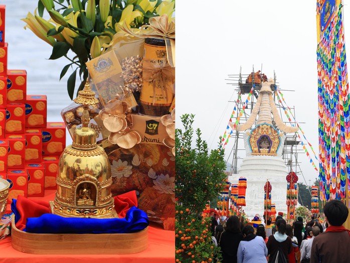 Khai quang điểm nhãn tôn tượng Đức Phật Thích Ca tại Đại Bảo Tháp Mandala Tây Thiên- Ảnh 4. Khai quang điểm nhãn tôn tượng Đức Phật Thích Ca tại Đại Bảo Tháp Mandala Tây Thiên- Ảnh 4.