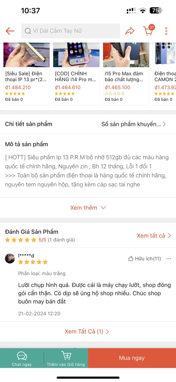 Gian hàng lừa đảo vẫn tràn lan trên các sàn thương mại điện tử - Ảnh 2. Gian hàng lừa đảo vẫn tràn lan trên các sàn thương mại điện tử - Ảnh 2.