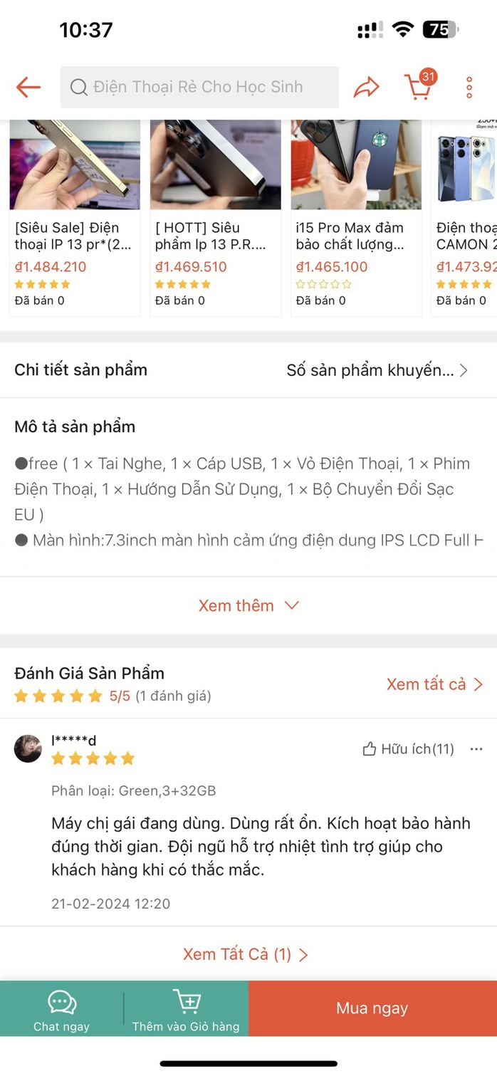 Gian hàng lừa đảo vẫn tràn lan trên các sàn thương mại điện tử - Ảnh 3. Gian hàng lừa đảo vẫn tràn lan trên các sàn thương mại điện tử - Ảnh 3.