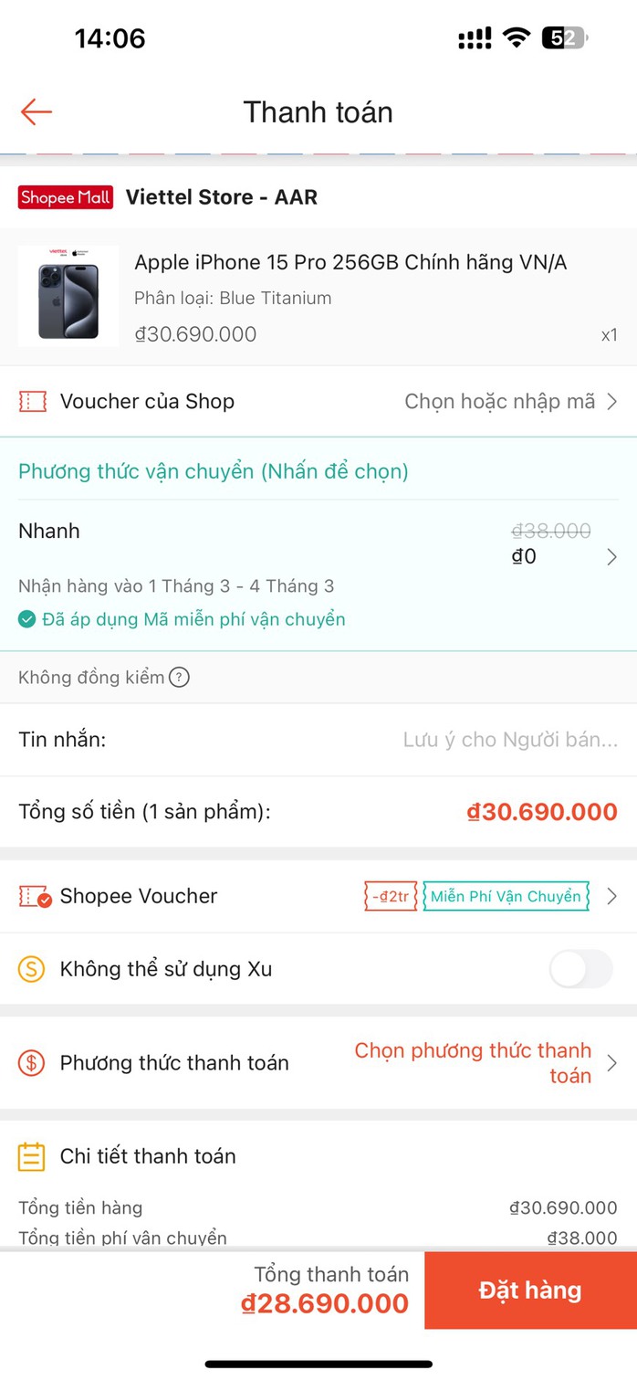 iPhone 15 Pro Max ở Việt Nam giảm giá mạnh, rẻ hơn cả Thái Lan, Singapore?- Ảnh 2. iPhone 15 Pro Max ở Việt Nam giảm giá mạnh, rẻ hơn cả Thái Lan, Singapore?- Ảnh 2.