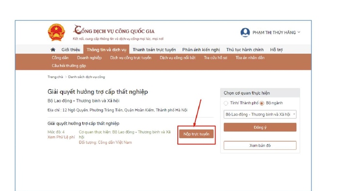 Cách làm hồ sơ nhận bảo hiểm thất nghiệp trên cổng dịch vụ công- Ảnh 3. Cách làm hồ sơ nhận bảo hiểm thất nghiệp trên cổng dịch vụ công- Ảnh 3.