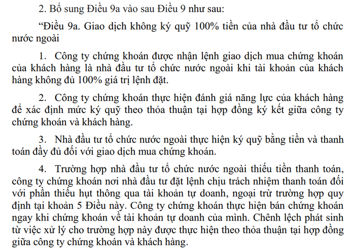 Nhà đầu tư nước ngoài có thể không cần ký quỹ 100% tiền khi mua cổ phiếu - Ảnh 1. Nhà đầu tư nước ngoài có thể không cần ký quỹ 100% tiền khi mua cổ phiếu - Ảnh 1.