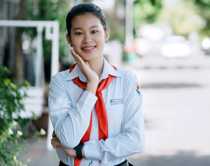 Nữ sinh lớp 9 được vinh danh Nữ sinh lớp 9 được vinh danh