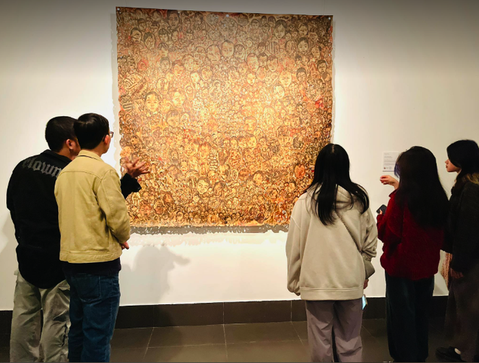 Trưng bày bức tranh đoạt giải thưởng Đông Nam Á trị giá 500 triệu đồng- Ảnh 2. Trưng bày bức tranh đoạt giải thưởng Đông Nam Á trị giá 500 triệu đồng- Ảnh 2.