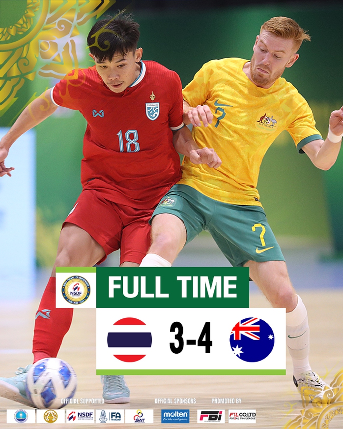 Tuyển futsal Thái Lan sẩy chân trước bại tướng của Việt Nam- Ảnh 1. Tuyển futsal Thái Lan sẩy chân trước bại tướng của Việt Nam- Ảnh 1.