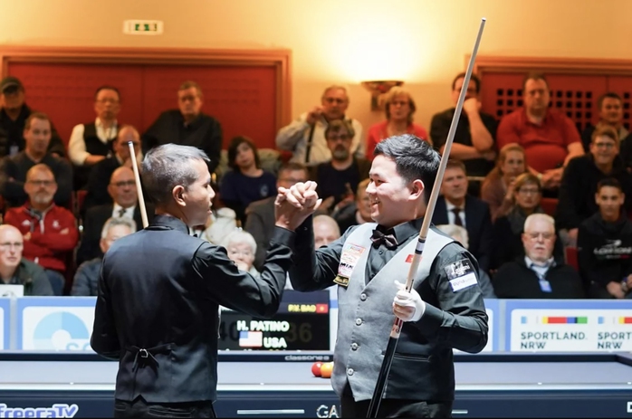 Trần Quyết Chiến - Bao Phương Vinh vô địch billiards carom 3 băng đồng đội thế giới- Ảnh 8. Trần Quyết Chiến - Bao Phương Vinh vô địch billiards carom 3 băng đồng đội thế giới- Ảnh 8.