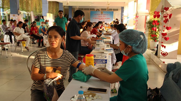 Đoàn viên tham gia “Ngày hội vì sức khỏe người lao động” do LĐLĐ quận 5, TP HCM tổ chức Đoàn viên tham gia “Ngày hội vì sức khỏe người lao động” do LĐLĐ quận 5, TP HCM tổ chức