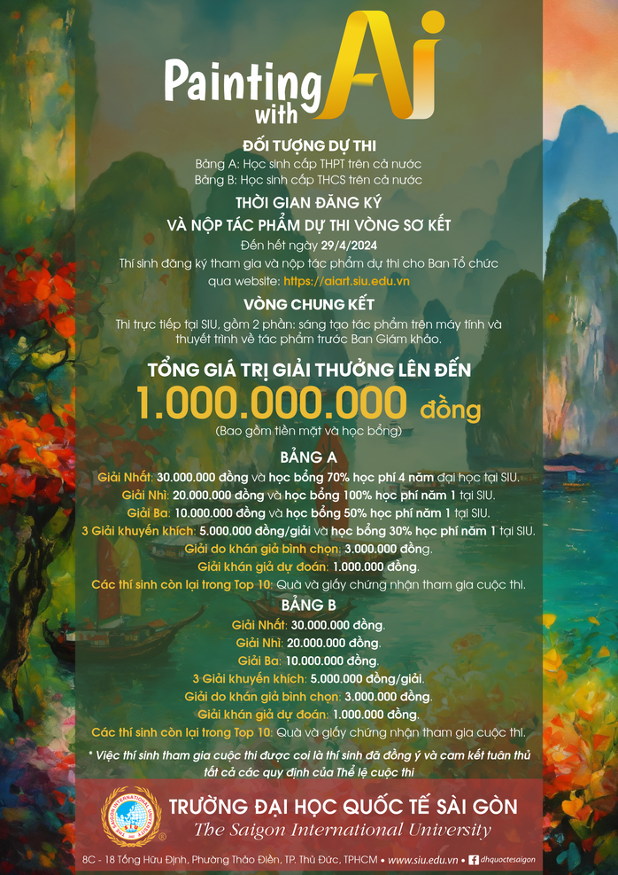 Cuộc thi “Vẽ tranh cùng AI” dành cho học sinh toàn quốc- Ảnh 1. Cuộc thi “Vẽ tranh cùng AI” dành cho học sinh toàn quốc- Ảnh 1.