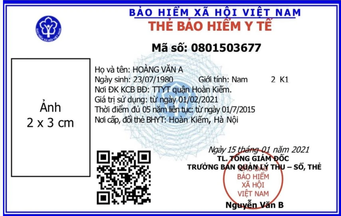 Vì sao thẻ BHYT mẫu mới không ghi ngày hết hạn sử dụng?- Ảnh 1. Vì sao thẻ BHYT mẫu mới không ghi ngày hết hạn sử dụng?- Ảnh 1.