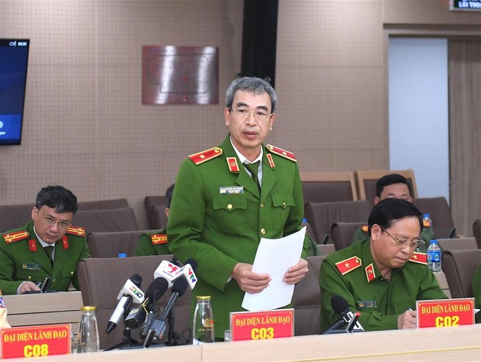 Thiếu tướng Nguyễn Văn Thành - Phó Cục trưởng Cục CSĐT tội phạm về tham nhũng, kinh tế, buôn lậu - thông tin diễn biến điều tra các vụ án lớn tại cuộc họp báo quý I/2024 của Bộ Công an Thiếu tướng Nguyễn Văn Thành - Phó Cục trưởng Cục CSĐT tội phạm về tham nhũng, kinh tế, buôn lậu - thông tin diễn biến điều tra các vụ án lớn tại cuộc họp báo quý I/2024 của Bộ Công an