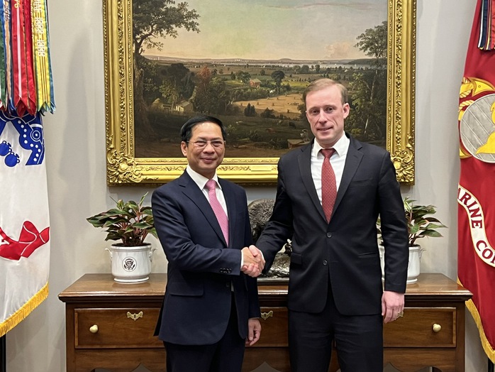 Bộ trưởng Bùi Thanh Sơn mời Cố vấn An ninh quốc gia Mỹ Jake Sullivan thăm Việt Nam- Ảnh 1. Bộ trưởng Bùi Thanh Sơn mời Cố vấn An ninh quốc gia Mỹ Jake Sullivan thăm Việt Nam- Ảnh 1.