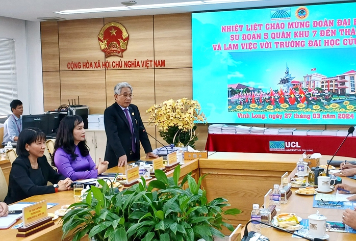 Trường ĐH Cửu Long tổ chức hội nghị tuyên truyền về bảo vệ Tổ quốc- Ảnh 2. Trường ĐH Cửu Long tổ chức hội nghị tuyên truyền về bảo vệ Tổ quốc- Ảnh 2.
