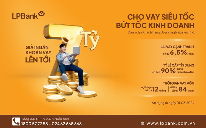 LPBank dành nguồn vốn tài trợ lớn cho doanh nghiệp siêu nhỏ thông qua chương trình LPBank dành nguồn vốn tài trợ lớn cho doanh nghiệp siêu nhỏ thông qua chương trình