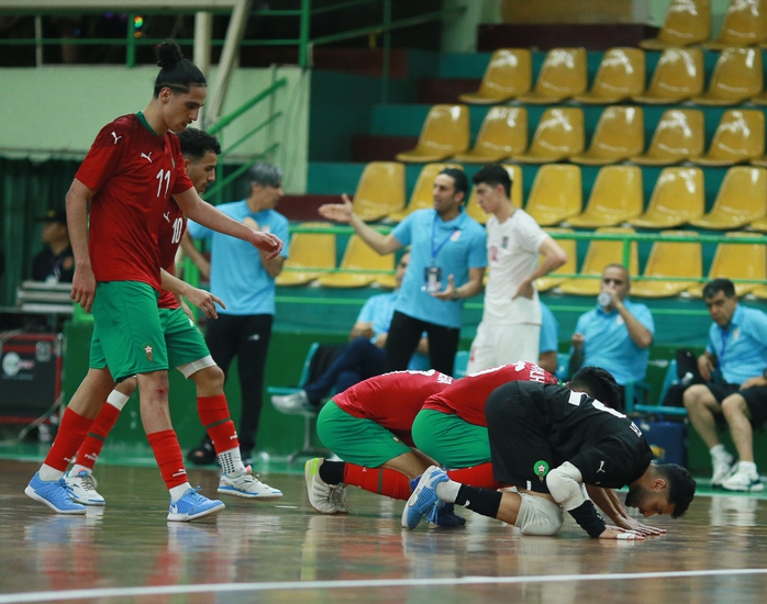 Để Morocco ngược dòng, tuyển futsal Iran không giữ được tỉnh táo- Ảnh 3. Để Morocco ngược dòng, tuyển futsal Iran không giữ được tỉnh táo- Ảnh 3.