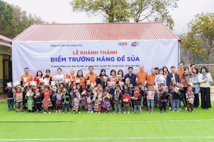 Khánh thành điểm trường mầm non cho học sinh nghèo huyện Mù Cang Chải- Ảnh 1. Khánh thành điểm trường mầm non cho học sinh nghèo huyện Mù Cang Chải- Ảnh 1.