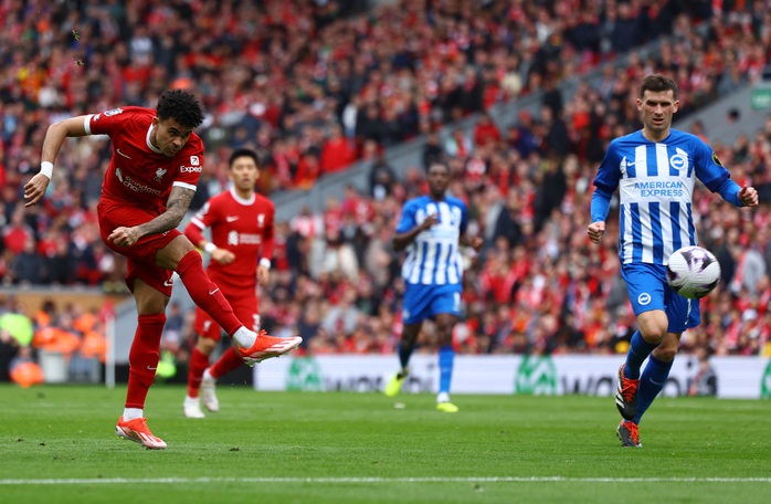 Liverpool ngược dòng hạ Brighton, trở lại ngôi đầu Giải Ngoại hạng Anh- Ảnh 3. Liverpool ngược dòng hạ Brighton, trở lại ngôi đầu Giải Ngoại hạng Anh- Ảnh 3.