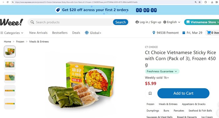Bánh mì chả cá, xôi bắp và nhiều món ăn đường phố Việt Nam đã có mặt ở Mỹ- Ảnh 1. Bánh mì chả cá, xôi bắp và nhiều món ăn đường phố Việt Nam đã có mặt ở Mỹ- Ảnh 1.