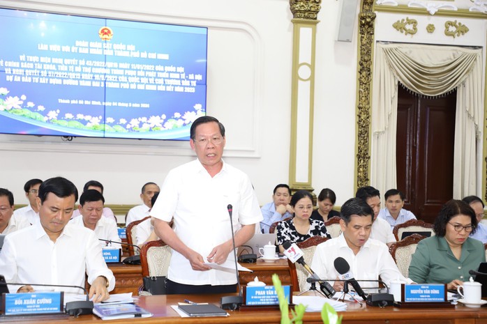 Chủ tịch Phan Văn Mãi: Nghị quyết về Vành đai 3 thực hiện rất thành công, hiệu quả- Ảnh 2. Chủ tịch Phan Văn Mãi: Nghị quyết về Vành đai 3 thực hiện rất thành công, hiệu quả- Ảnh 2.