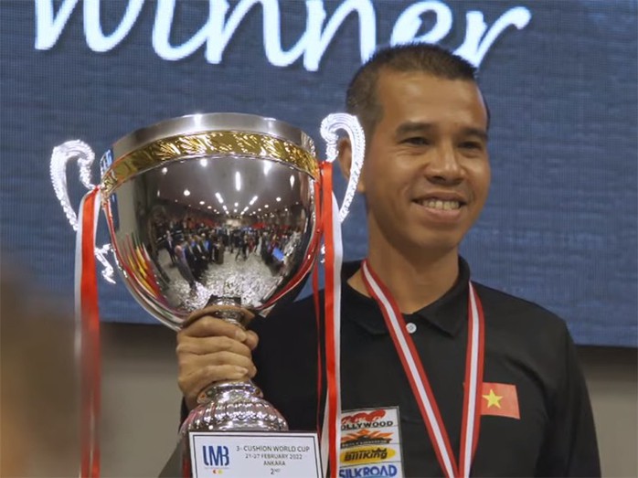 Trần Quyết Chiến vô địch World Cup billiards carom Bogota 2024- Ảnh 5. Trần Quyết Chiến vô địch World Cup billiards carom Bogota 2024- Ảnh 5.