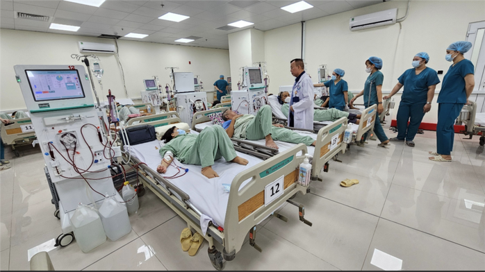Người bệnh được chạy thận nhân tạo trong bệnh viện mới ở cửa ngõ TP HCM- Ảnh 1. Người bệnh được chạy thận nhân tạo trong bệnh viện mới ở cửa ngõ TP HCM- Ảnh 1.