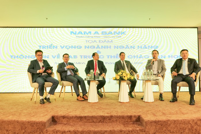 Cổ phiếu Nam A Bank ở vùng đỉnh lịch sử trước ngày chuyển sàn HOSE- Ảnh 1. Cổ phiếu Nam A Bank ở vùng đỉnh lịch sử trước ngày chuyển sàn HOSE- Ảnh 1.