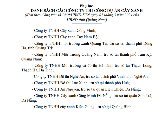 Bộ Công an yêu cầu Quảng Nam cung cấp thông tin gì liên quan 10 doanh nghiệp?- Ảnh 2.