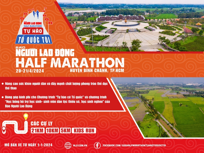 Lực sĩ Phạm Văn Mách tham dự giải half-marathon 
