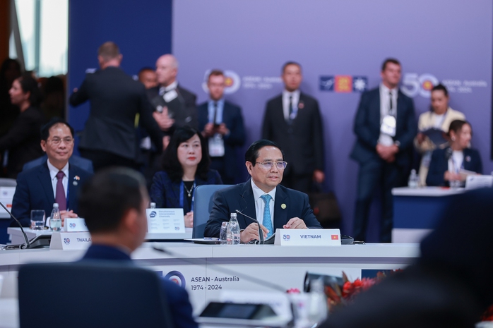 Thủ tướng phát biểu tại Phiên họp toàn thể Hội nghị Cấp cao đặc biệt ASEAN - Úc- Ảnh 5. Thủ tướng phát biểu tại Phiên họp toàn thể Hội nghị Cấp cao đặc biệt ASEAN - Úc- Ảnh 5.