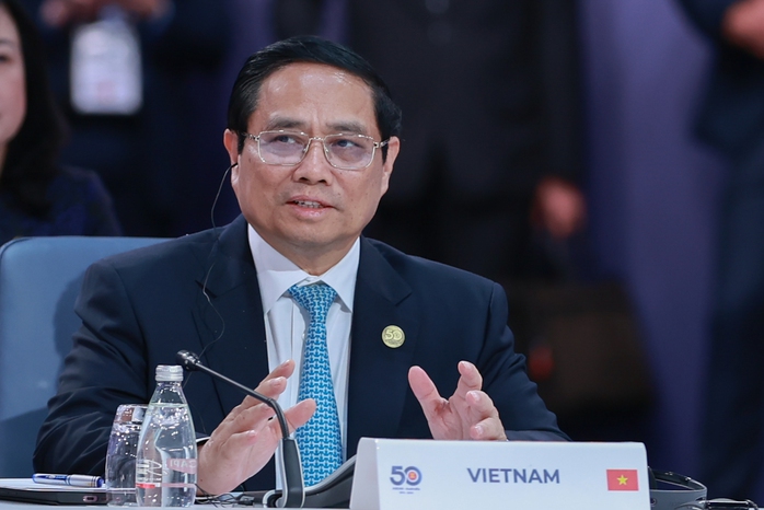 Thủ tướng phát biểu tại Phiên họp toàn thể Hội nghị Cấp cao đặc biệt ASEAN - Úc- Ảnh 1. Thủ tướng phát biểu tại Phiên họp toàn thể Hội nghị Cấp cao đặc biệt ASEAN - Úc- Ảnh 1.