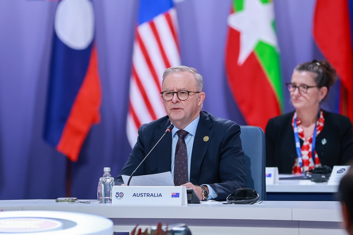 Thủ tướng phát biểu tại Phiên họp toàn thể Hội nghị Cấp cao đặc biệt ASEAN - Úc- Ảnh 6. Thủ tướng phát biểu tại Phiên họp toàn thể Hội nghị Cấp cao đặc biệt ASEAN - Úc- Ảnh 6.