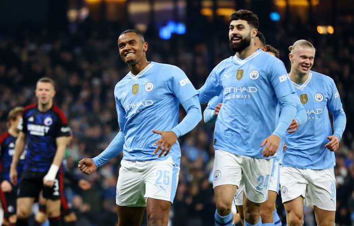 Đánh phủ đầu Copenhagen, Man City giành vé tứ kết Champions League- Ảnh 2. Đánh phủ đầu Copenhagen, Man City giành vé tứ kết Champions League- Ảnh 2.
